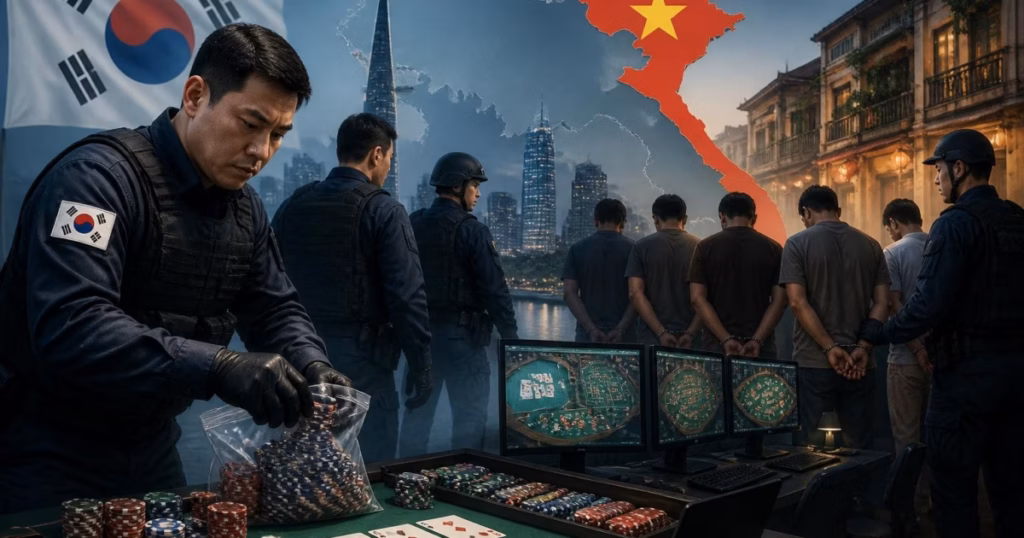 South Korean Authorities Dismantle Vietnam-Based Gambling Operation